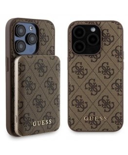 Zestaw Guess GUBPM5P15X4GEMGW iPhone 15 Pro Max 6.7" hardcase +