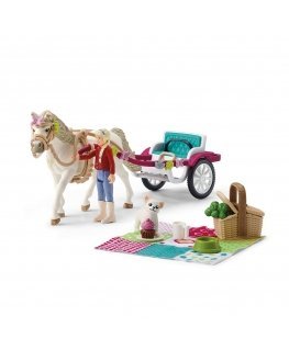 schleich HORSE CLUB Small carriage for the big horse show - 42467