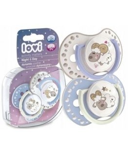 Lovi Night & Day Dynamic Soother Boy - Dudlík