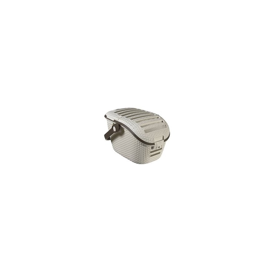 CURVER pet carrier, cream/brown