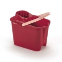 Prostokątne wiadro su wyciskaczem Mery - 14 ltr, Raudona Prostokątne wiadro su wyciskaczem Mery - 14 ltr, Raudona