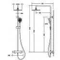 Domoletti Shower set with thermostatic shower mixer ST-98001 Domoletti Shower set with thermostatic shower mixer ST-98001