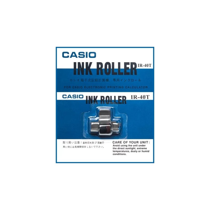 Casio IR-40T popieriaus padavimo ratukas spausdintuvui Spausdintuvo rašalo volelis – 2