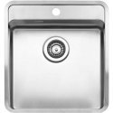 Lavabo Aps Tapwell Reginox virtuves izlietne Ohio 40x40 Tapwing (L), viena bļoda ar maisītāja caurumu, 440x510 mm Lavabo Aps Tapwell Reginox virtuves izlietne Ohio 40x40 Tapwing (L), viena bļoda ar maisītāja caurumu, 440x510 mm