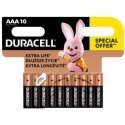 Elements DURACELL AAA/LR03, 1.5V, 10 pcs. Elements DURACELL AAA/LR03, 1.5V, 10 pcs.