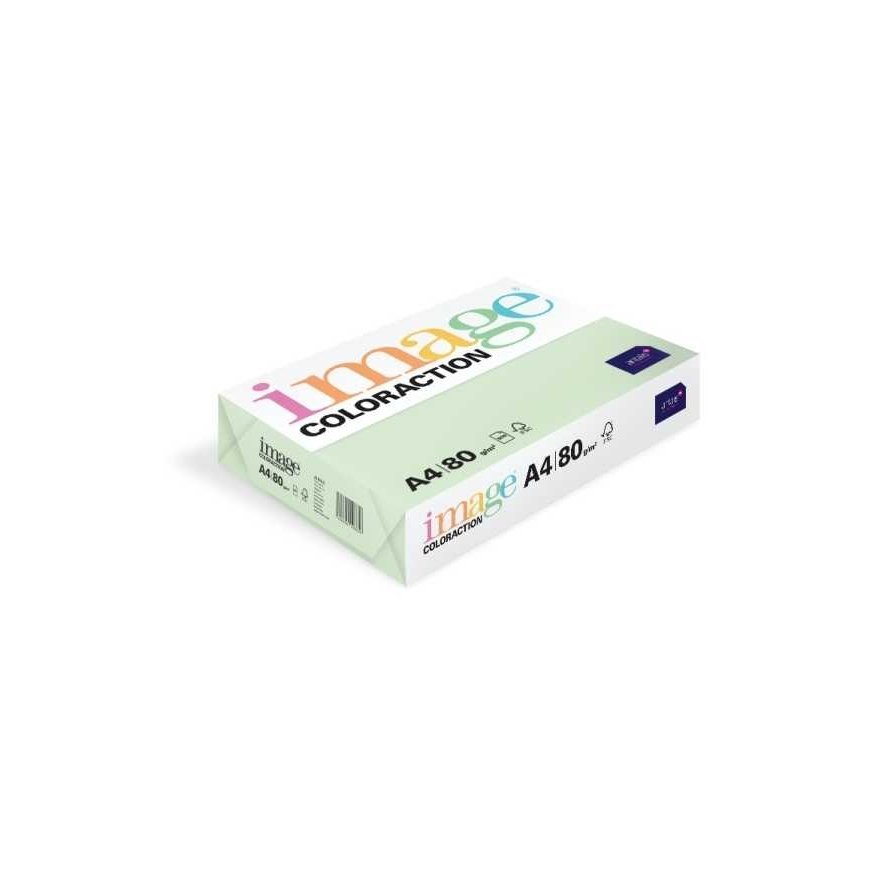 Colored paper IMAGE COLORACTION, A4, 80 gsm, 500 sheets, JUNGLE / PALE Green