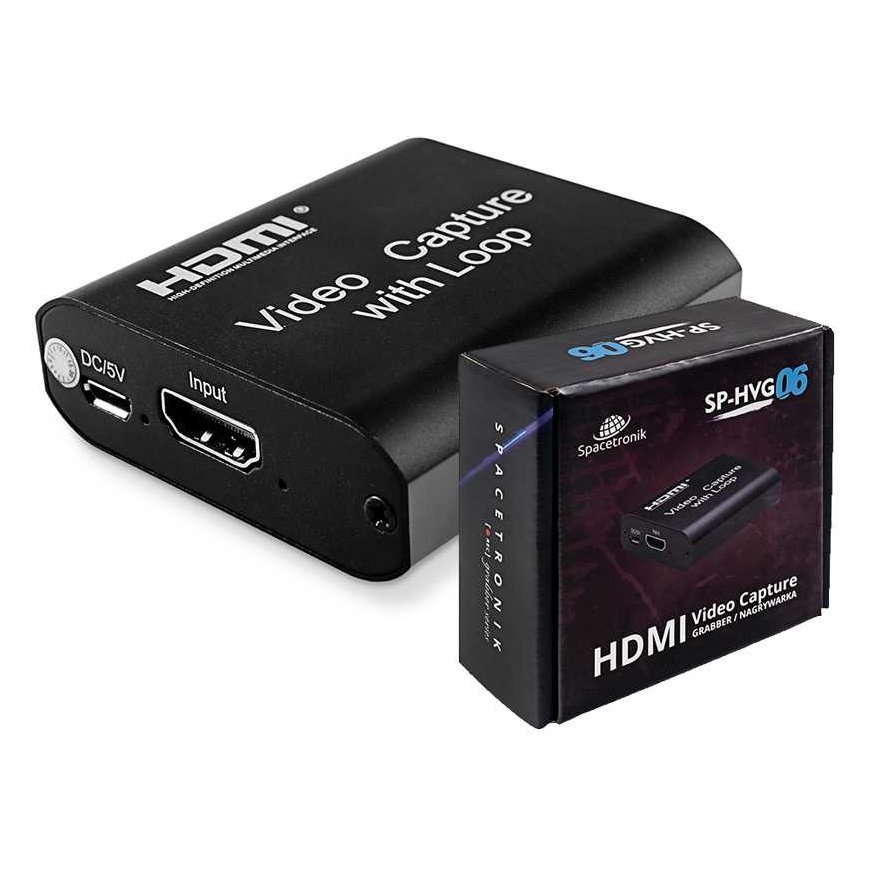 Grabber Spacetronik SP-HVG06 HDMI recorder for PC