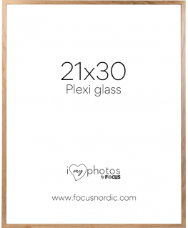 Nuotraukų rėmelis Focus Soul Oak veneer 21x30 Plexi