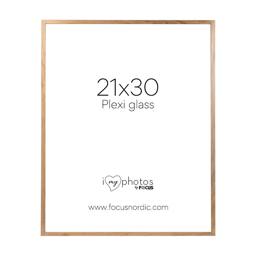 Photo frame Focus Soul Oak veneer 21x30 Plexi