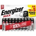 Energizer MAX AA 15+5 zdarma 1.5V alkaline