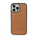 Audi Synthetic Leather MagSafe iPhone 15 Pro Max 6.7" brązowy|br Audi Synthetic Leather MagSafe iPhone 15 Pro Max 6.7" brązowy|br