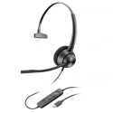Hewlett Packard (HP) HP Poly EncorePro 310 Vienpusės USB-A Ausinės TAA Hewlett Packard (HP) HP Poly EncorePro 310 Vienpusės USB-A Ausinės TAA