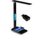 Media-Tech LEDITOU - Energy-saving LED desk lamp with 15W QI wireless charger. Illuminated alarm clock with °C/°F thermometer, 3 Media-Tech LEDITOU - Energy-saving LED desk lamp with 15W QI wireless charger. Illuminated alarm clock with °C/°F thermometer, 3