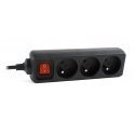 Elektrolīnija ENERGENIE EG-PSU3F-01 (3 x E10 A 0.6 m melna) Elektrolīnija ENERGENIE EG-PSU3F-01 (3 x E10 A 0.6 m melna)