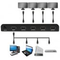 Qoltec Aktywny rozdzielacz Splitter 4 x HDMI 4K x 2K | 3.4Gb/s