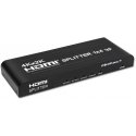 Qoltec Aktywny rozdzielacz Splitter 4 x HDMI 4K x 2K | 3.4Gb/s