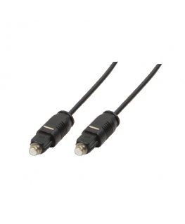 LogiLink Toslink - Toslink, 1.5m аудио кабель 1,5 m Черный