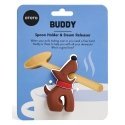 OTOTO Buddy Brown Spoon Holder & Steam Releaser OTOTO Buddy Brown Spoon Holder & Steam Releaser
