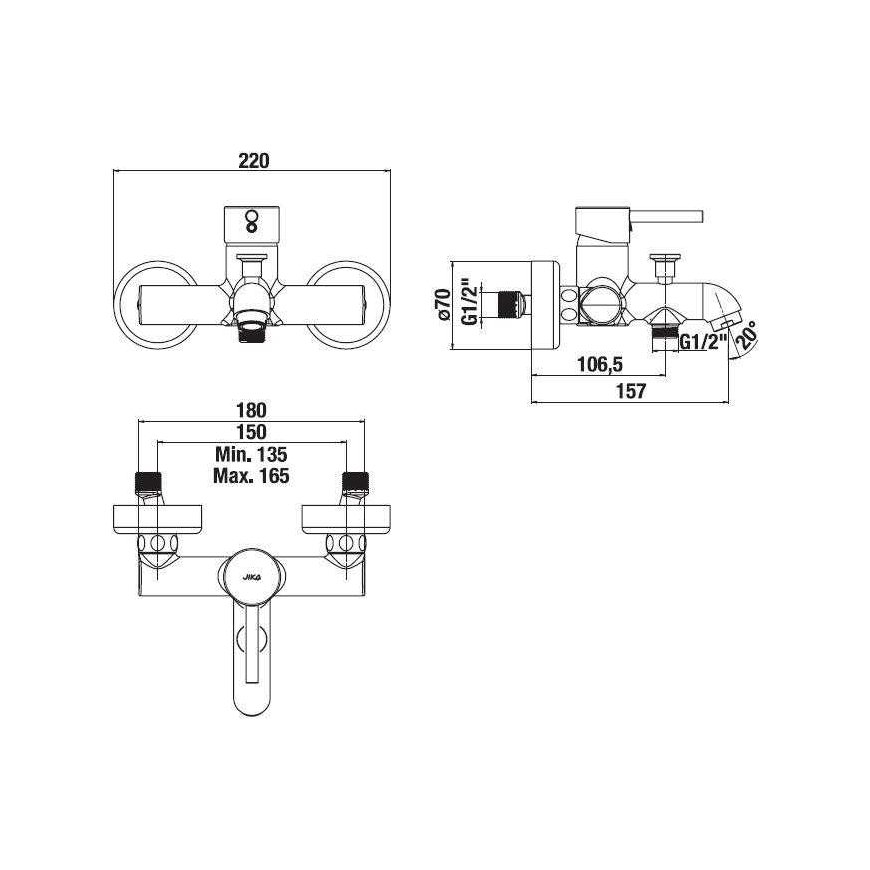 Bathroom faucet Jika MIO S H3212F70044001 – 2