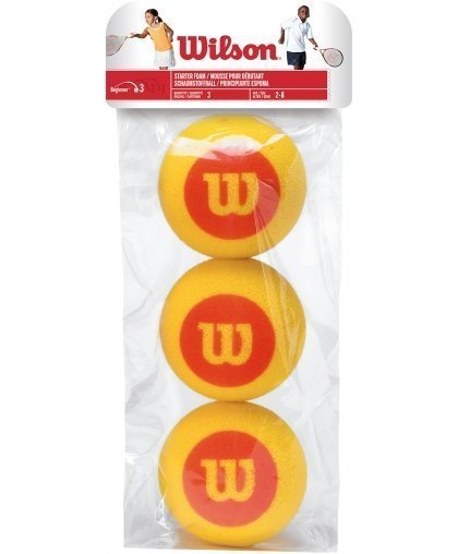Wilson Starter Foam -tennispallo, 3 kpl