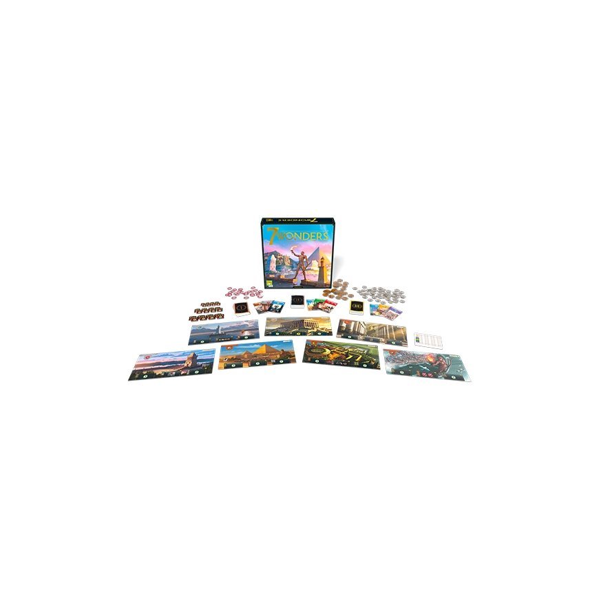 Asmodee 7 Wonders New Edition Board game Economic simulation – 2