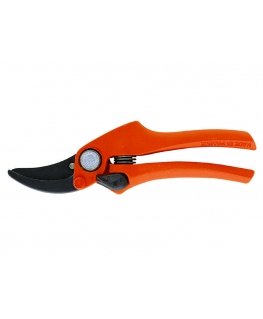 Bahco Secateur with two-position head locking for 12 and 20mm pruning. Xylan® blade coating. Total length 200 mm.