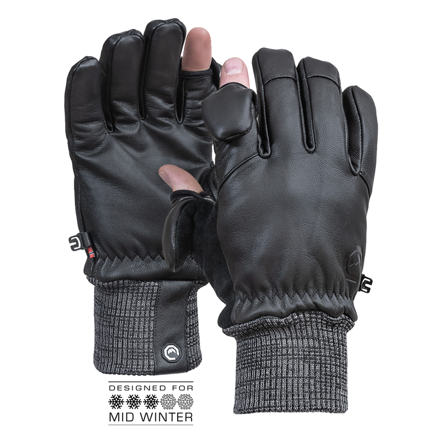 Vallerret Hatchet Leather Photography Glove Black