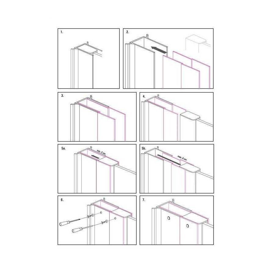 Deante PROFILIS PRAPLĖT NERO 200 CM JUOD – 2