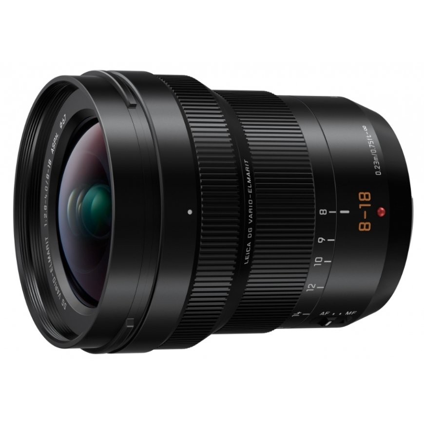 Panasonic H-E08018E fotoaparato objektyvas Juoda