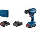 Screwdriver-drill Bosch GSR 185-LI 18 V 2x2.0 Ah battery. Screwdriver-drill Bosch GSR 185-LI 18 V 2x2.0 Ah battery.