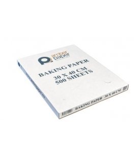 Amber Paper Baking paper, white, siliconized, 41 gsm, 30 x 40 cm, 500 sheets