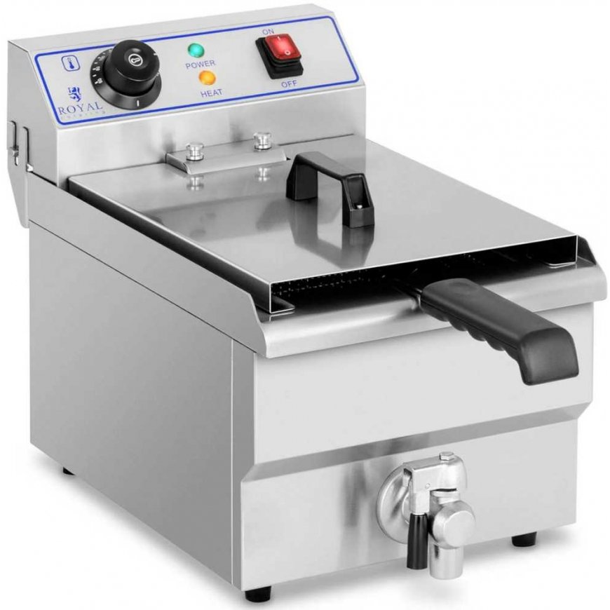 Royal Catering Reguliuojama elektrinė maitinimo gruzdintuvė - 10 l 3200 W – 3