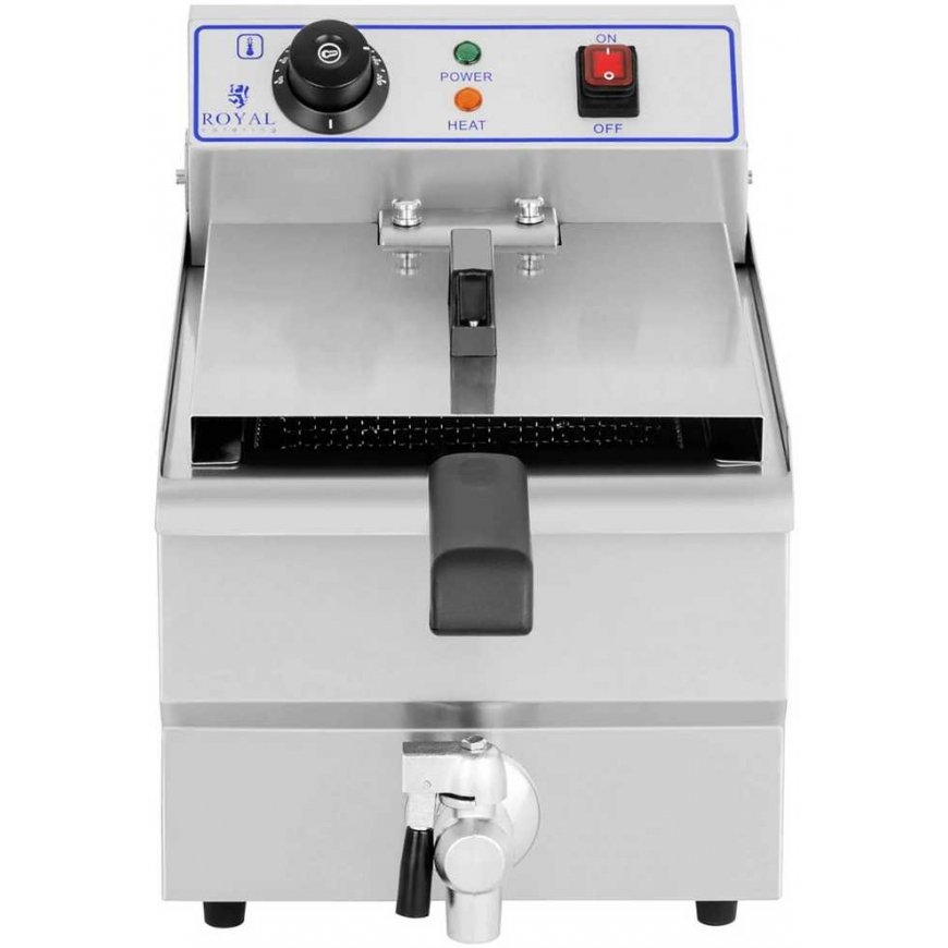 Royal Catering Reguliuojama elektrinė maitinimo gruzdintuvė - 10 l 3200 W – 5