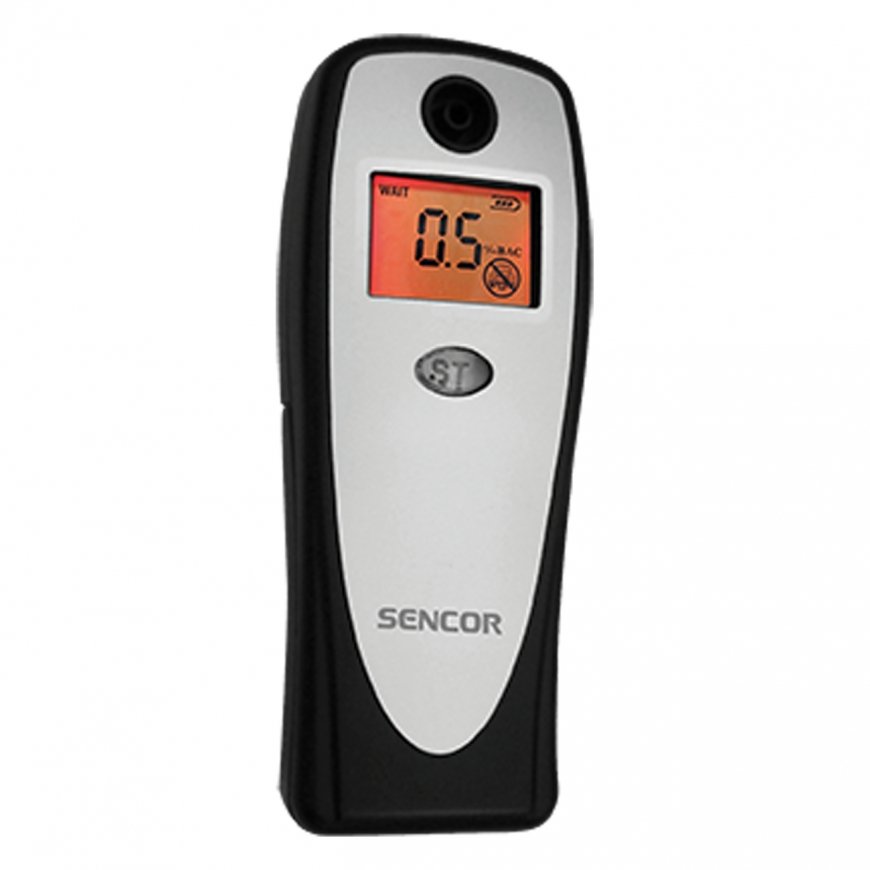 Sencor SCA BA01 alkoholitesteri 0,1 - 0,15% musta, Harmaa