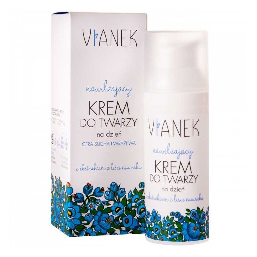 Vianek Blue - Moisturizing face cream for the day 50 ml