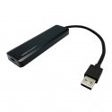 LC-Power LC-HUB-U3-4-V2 keskitin USB 3.2 Gen 1 (3.1 Gen 1) Type-A 5 Mbit/s musta