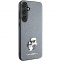 Case Karl Lagerfeld KLHCS24SPSAKCMPG S24 S921 hardcase gray/grey Saffiano Karl & Choupette Metal Pin Case Karl Lagerfeld KLHCS24SPSAKCMPG S24 S921 hardcase gray/grey Saffiano Karl & Choupette Metal Pin
