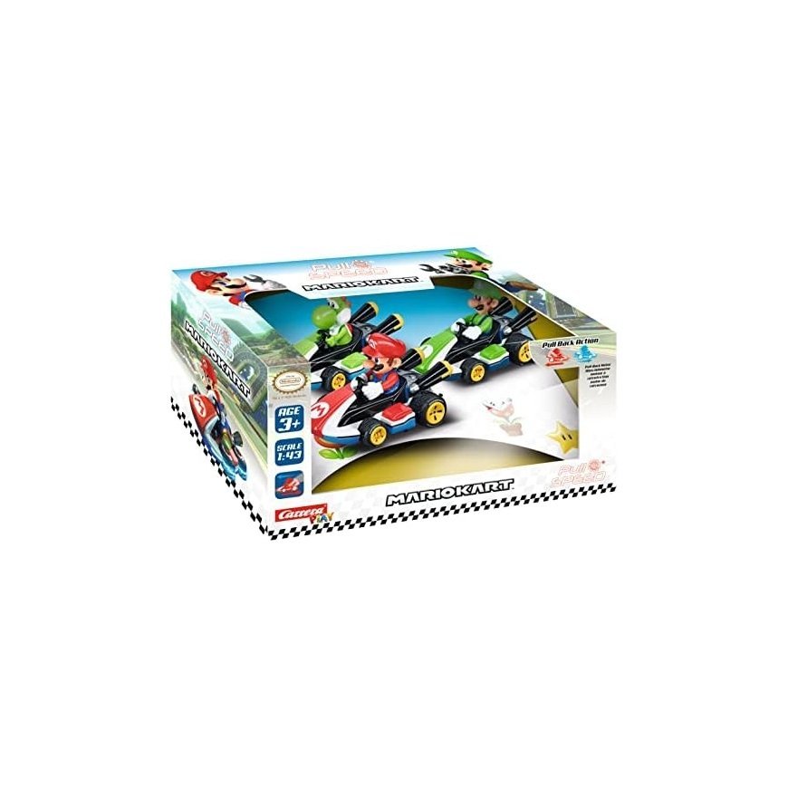 Vehicles Mario Kart pull back 3pack