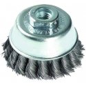 Tivoli Steel wire cupbrush for angle grinder, 65mm, twisted Ø0.35mm, M14