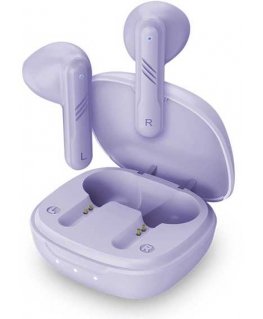 Headphones Genius HS-M905BT, microphone, zmiana utworu, purple, 2.0, case with charger, sport type USB-C