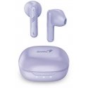 Headphones Genius HS-M905BT, microphone, zmiana utworu, purple, 2.0, case with charger, sport type USB-C Headphones Genius HS-M905BT, microphone, zmiana utworu, purple, 2.0, case with charger, sport type USB-C
