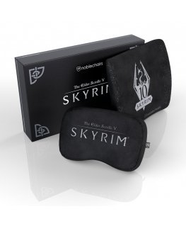 noblechairs Skyrim Kakla spilvens / gurnu spilvens Melns 2 pcs