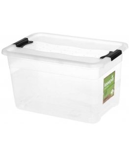 Keeeper Cornelia storage box clear 52 L box 1/2
