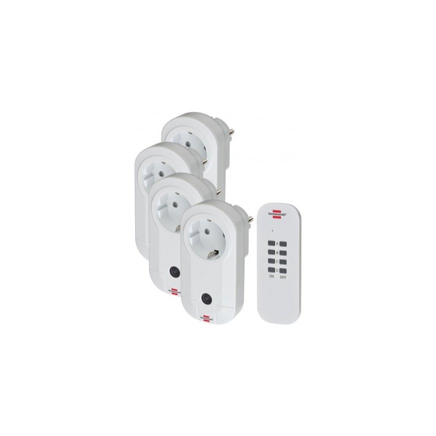 Brennenstuhl 1507050 maitinimo kištukų adapteris Balta