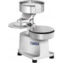 Royal Catering Rankinis presas mėsainiams, mėsainiams, dia. 15cm + 500 popierinių diskų Royal Catering Rankinis presas mėsainiams, mėsainiams, dia. 15cm + 500 popierinių diskų