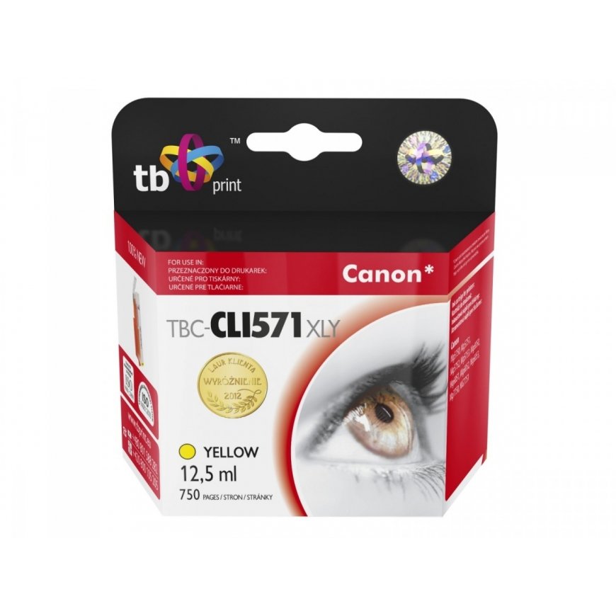 TB Print TBC-CLI571XLY ink cartridge 1 pc(s) Yellow