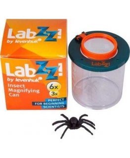 Insect trap with magnifying glass and spider, Levenhuk LabZZ C1 2x-3x