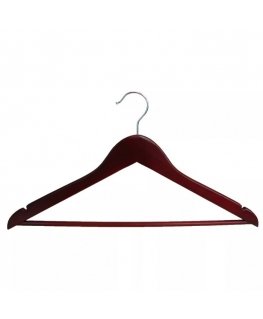 Clothes rack, wooden, dark