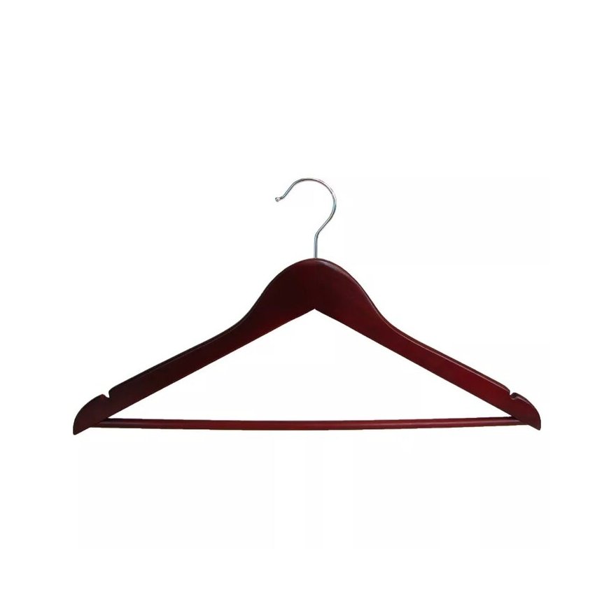 Clothes rack, wooden, dark
