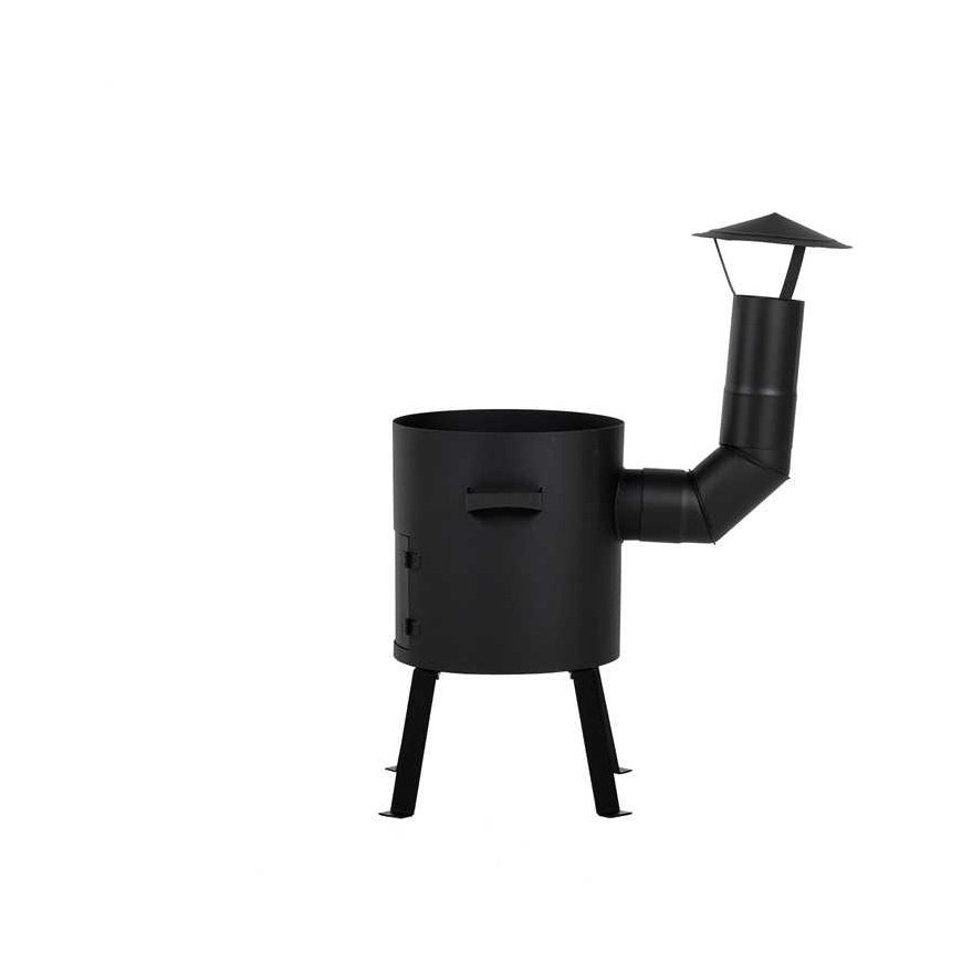 Kazan Mangal Krosnelė su kaminu 8L kazanui (2 mm plienas, 300 mm skersmuo) – 2